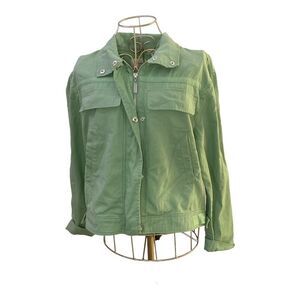 NWT Treasure & Bond jacket in green basil size  XXS 100% cotton